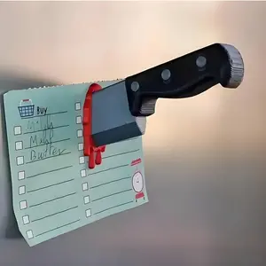 Knife Fridge Magnet Magnets, 3D Axe Ninja Sword Decorations, Multi-Scenario Creative Gift, Home Office Storage Locker Universal