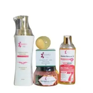 Fast Glow Body Milk Set w/ Carrot Brightening foaming Scrub – 5 pieces