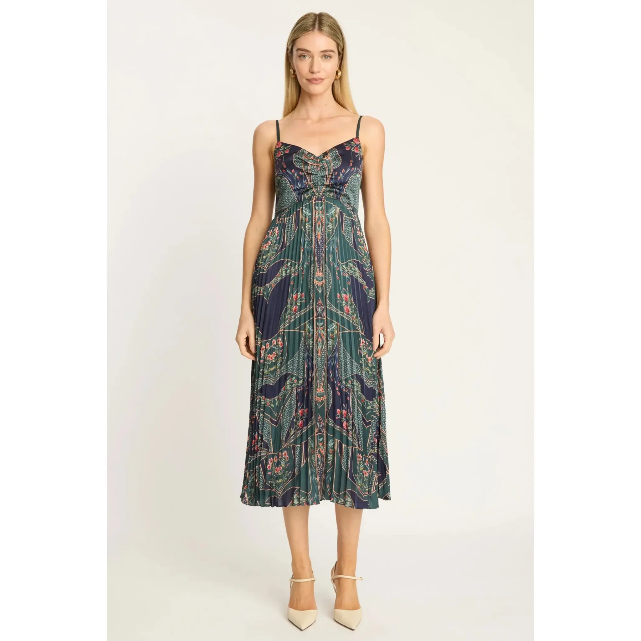 Caballero Donna Dress in Patchwork Flower