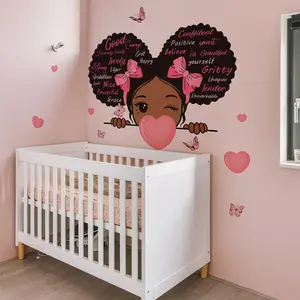 Creative Princess Pattern Wall Sticker, 4 Counts/set Self Adhesive Wall Decal, Decorative Sticker for Home Bathroom Living Room Bedroom, Ornaments