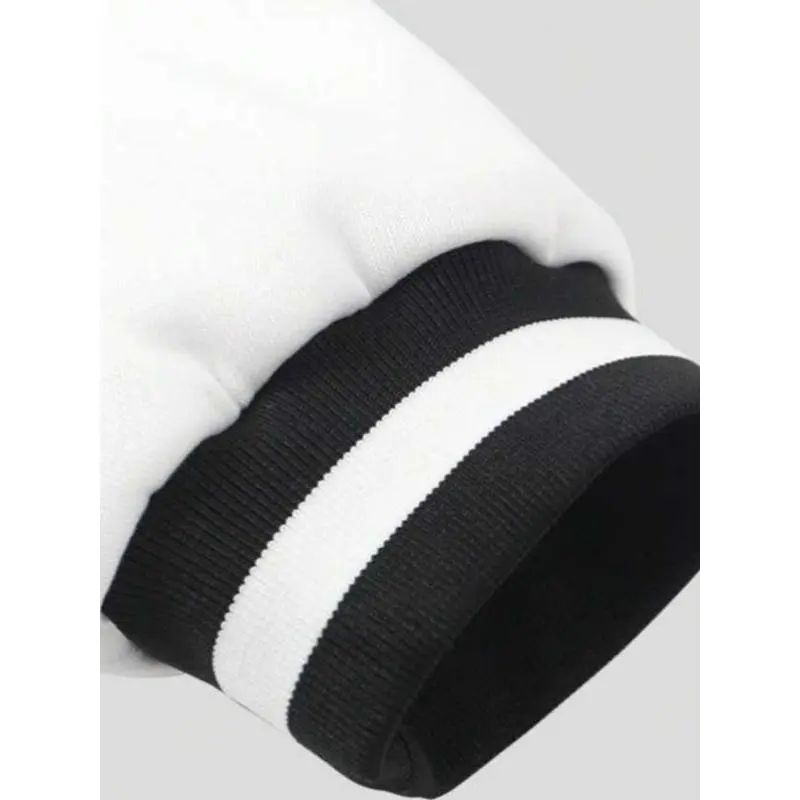 Printed Baseball Jacket with Cross & Wisdom and Peace Pattern, Cool Weather Warmth, Casual Street Style, Unisex Fashion Outerwear Printed Baseball Jacket with Cross & Wisdom and Peace Pattern, Cool Weather Warmth, Casual Street Style, Unisex Fashion Outerwear