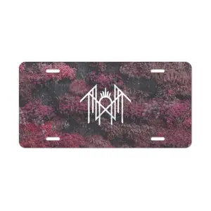 Sleep Token Decorative Number License Plates, Car Accessories, Perfect Gift - Lightweight Aluminum, Pre-Drilled holes, Easy Installation