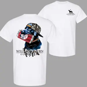 Wild Southern Outfitters Labrador Dog Busch Apple T-Shirt, Funny Hunting Dog Graphic Tee, Black Labrador Beer Shirt, Southern Country Outdoor Apparel, Trendy Cotton Shirt For Men And Women, Hunting Lifestyle Gift