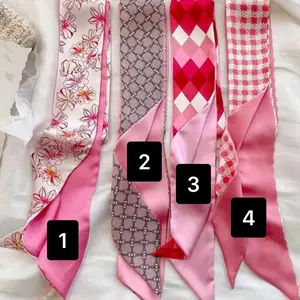 Pink/Red silk scarf