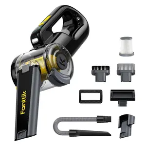 Fanttik Fold V10 Apex Pivot Car Vacuum/ Cruise V11 Apex, 17000Pa/50AW High Power Cordless Hand Vac, LED Light, Multi-Surface Use, 16.9 oz Dustbin, Replacement Filter AV1001 Cleaning Machines Cleaner Detailing Products