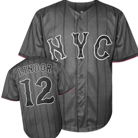 Men's baseball jersey, # 12, #22, Mets jersey, V-neck design, with black stripes, suitable for baseball Sports Wear Athletic Sports Top tiktokshopbacktoschool