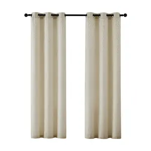 5th Avenue Lux Thalia Textured 38x84 Window Panel 2pc Set
