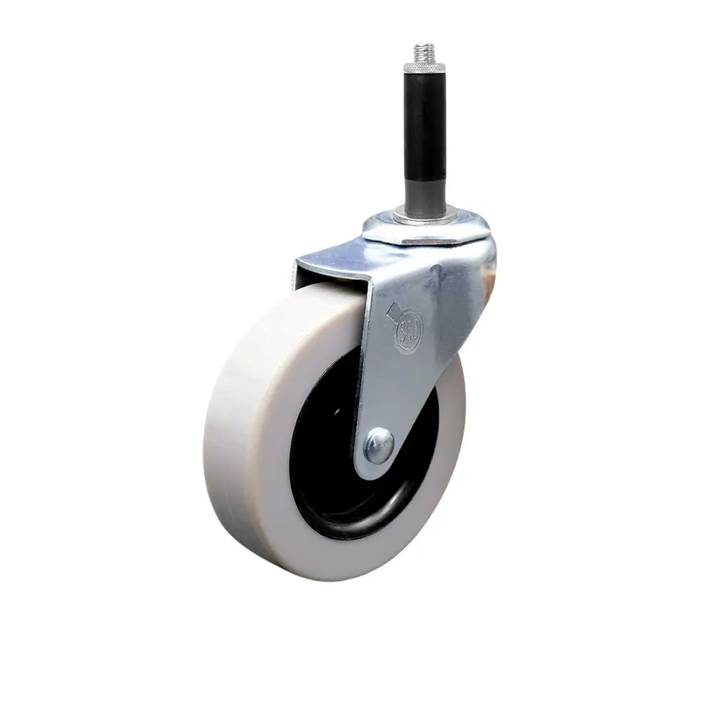 Service Caster SCC-EX05S310-TPRS-34 3 in. Swivel Thermoplastic Rubber Caster Wheel & 0.75 in. Expanding Adapter Stem Caster