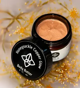 Honeysuckle Copper Glow Body Butter - Moisturizing Bronzing Cream for Radiant Skin