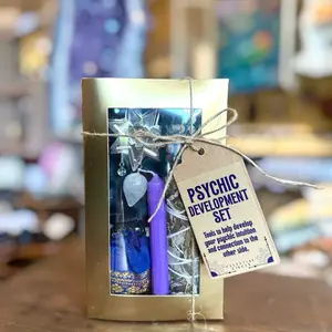 Psychic Development Set with Celestial Circle Divination Tools Gift Set for Learning to be a Psychic