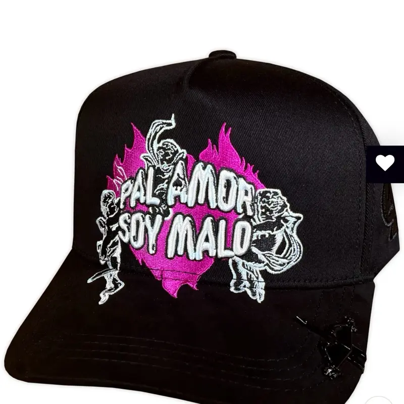 Hat 1IronTrendy Pal Amor Soy Malo