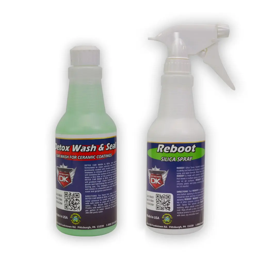 Jade Mini Ceramic Coating Care Maintenance Kit - 16oz Affordable Jade Detox Formula, Preserves Coating Appearance Year-Round
