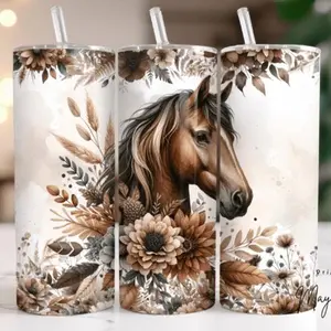 Horse | 20oz Skinny sublimation tumbler transfer print out (TRANSFER ONLY, NOT A FINISHED TUMBLER)