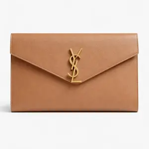 Pre-owned Yves Saint Laurent leather Bag Accessories Pre own YSL Uptown Beige