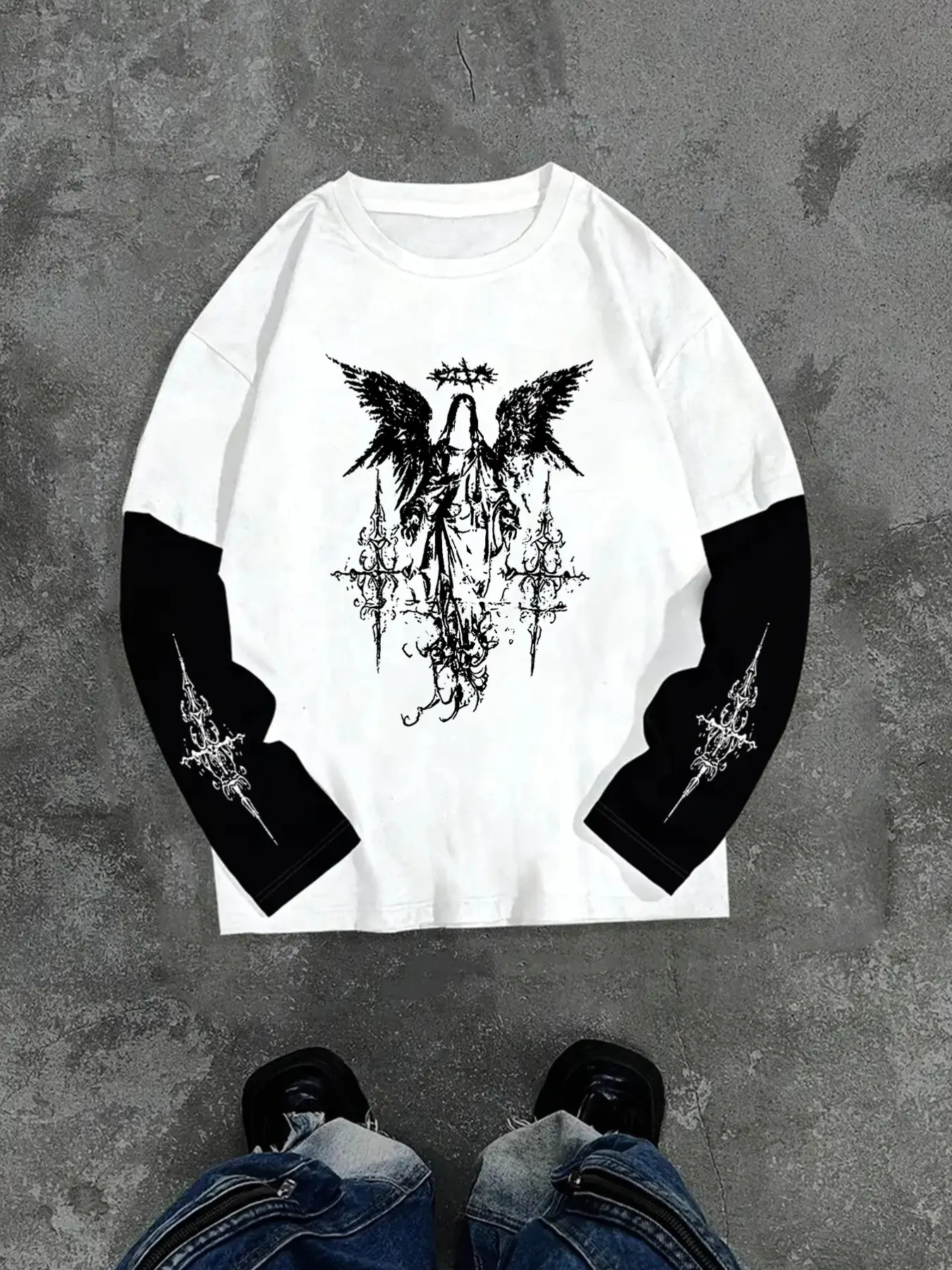 White and black