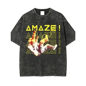 100% cotton fitted T-shirt with amazing astronaut-themed pattern. Sci-fi movie "2026" - "The Haley Marie Project" summer clothing. Retro street fashion style. A gift for sci-fi space enthusiasts.