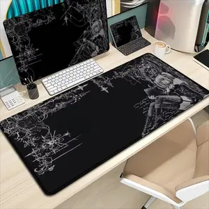 Death Note Anime Desk Mat – HD Printed Rubber Mouse Pad for Gaming Setup, Durable Non-Slip Surface, Smooth Texture