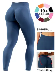 Women's High-Waisted Slim-Fit Sporty Leggings, Breathable Woven Fabric, All-Season Yoga & Running Pants, High Waist Stretchy, Batch No. 2024594