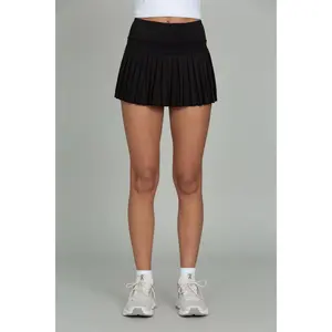 Black Pleated Tennis Skirt