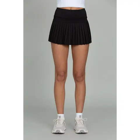 Black Pleated Tennis Skirt