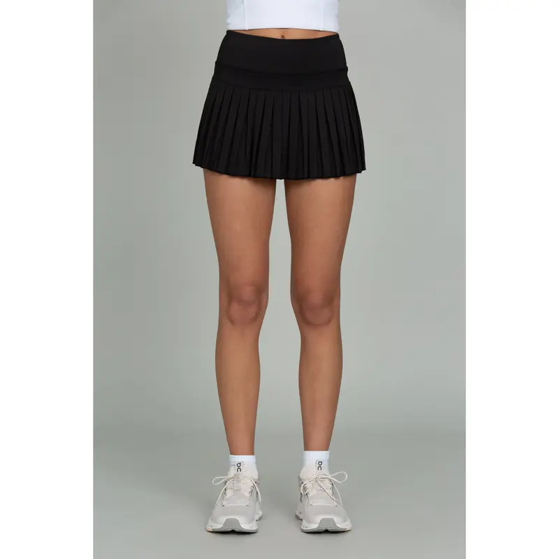 Black Pleated Tennis Skirt