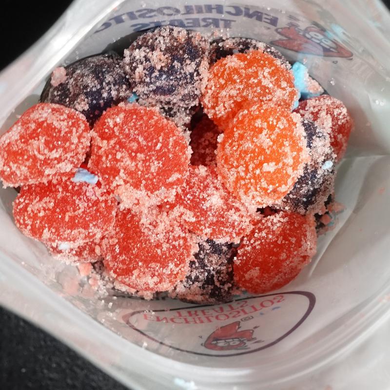 Half Pound cotton candy strawberry gushies Sweet  by Enchilositos Snack Soft Bonbon Corn