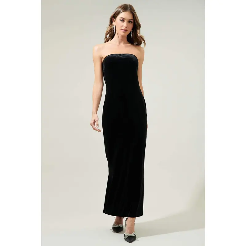 slim fit dress slacks MADAME MIDI DRESS – LA VOÛTE main image 0
