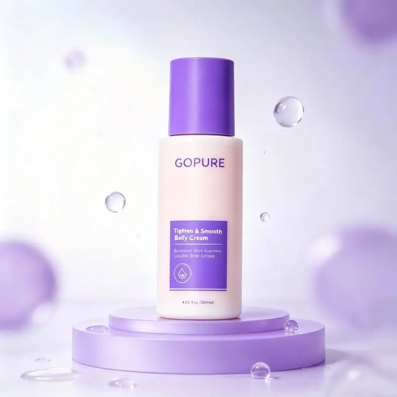 GOPURE Abdominal Firming Moisturizing Cream, Longan Seed Extract, Smooth Body Lotion 4.23 fl oz
