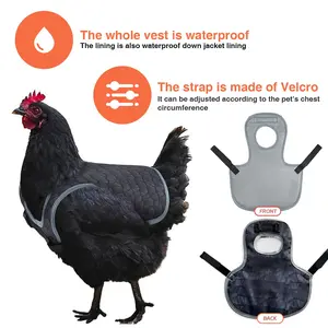 Chicken Back Protector Apron, Comfortable and Lightweight Hen Apron, Ideal for Chicken Raising, Easy-To-Wear Protective Gear