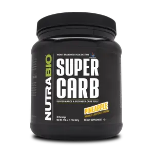 NutraBio Super Carb | Carbohydrate Powder with Cluster Dextrin & Electrolytes, Advanced Carb Supplement Powder for Workout Fuel, Performance, and Muscle Recovery, Cyclic Dextrin