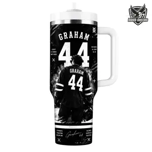 Off Campus Inspired Hockey Tumbler 40oz, Custom with Logan Tucker Graham Di Laurentis Inspired Fan Gift