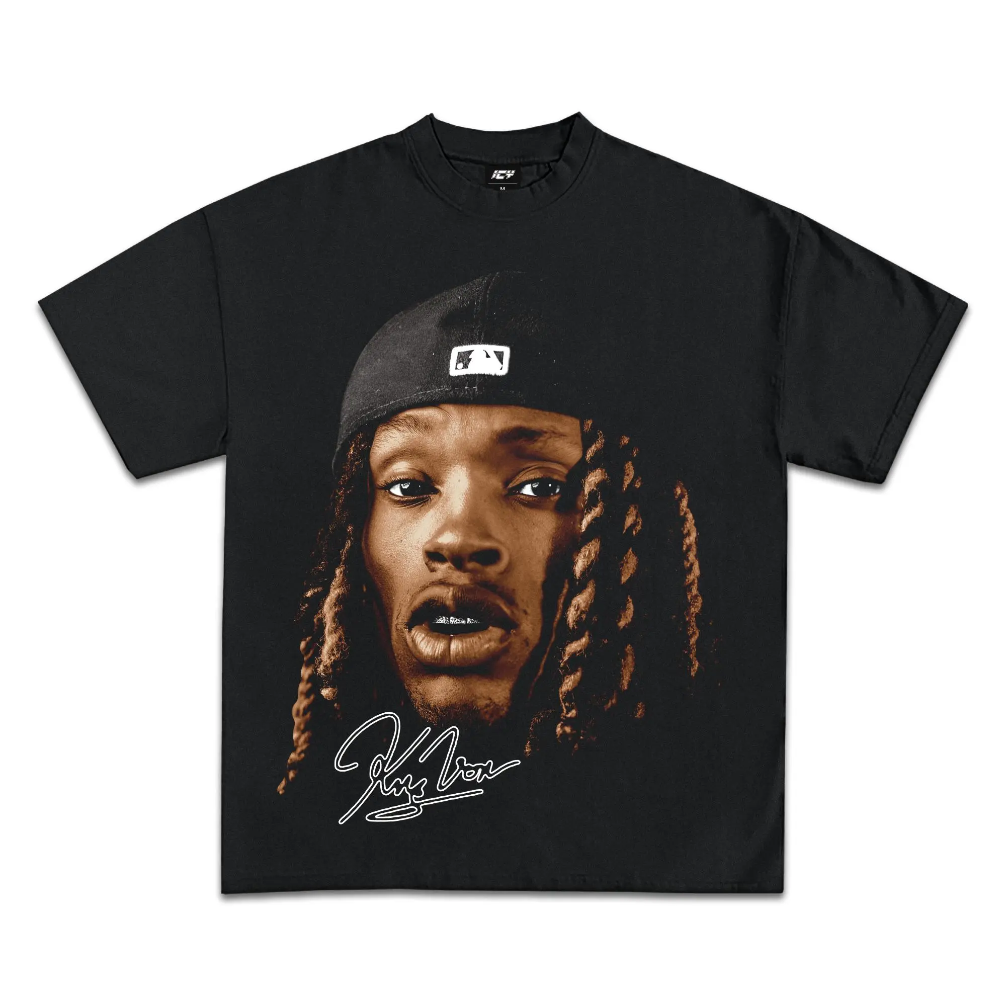 King Von Graphic T-Shirt, Crewneck Cotton Made In USA