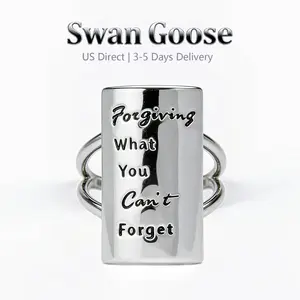 S925 Sterling Silver Minimalist Unisex Commemorative Ring for Women and Men,Fashion Ring for Party, Daily Clothing Decor, Trendy All-match & Exquisite Jewelry Gift For Friends, Family, Easter, Halloween, Birthday