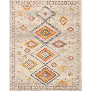 Canvello Modern Power Loom Area Rug- 2' X 3'
