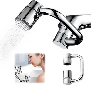 U-Shaped Mechanical Arm Faucet for Home Bathroom Kitchen Sink Faucet Universal Rotating Faucet Extender