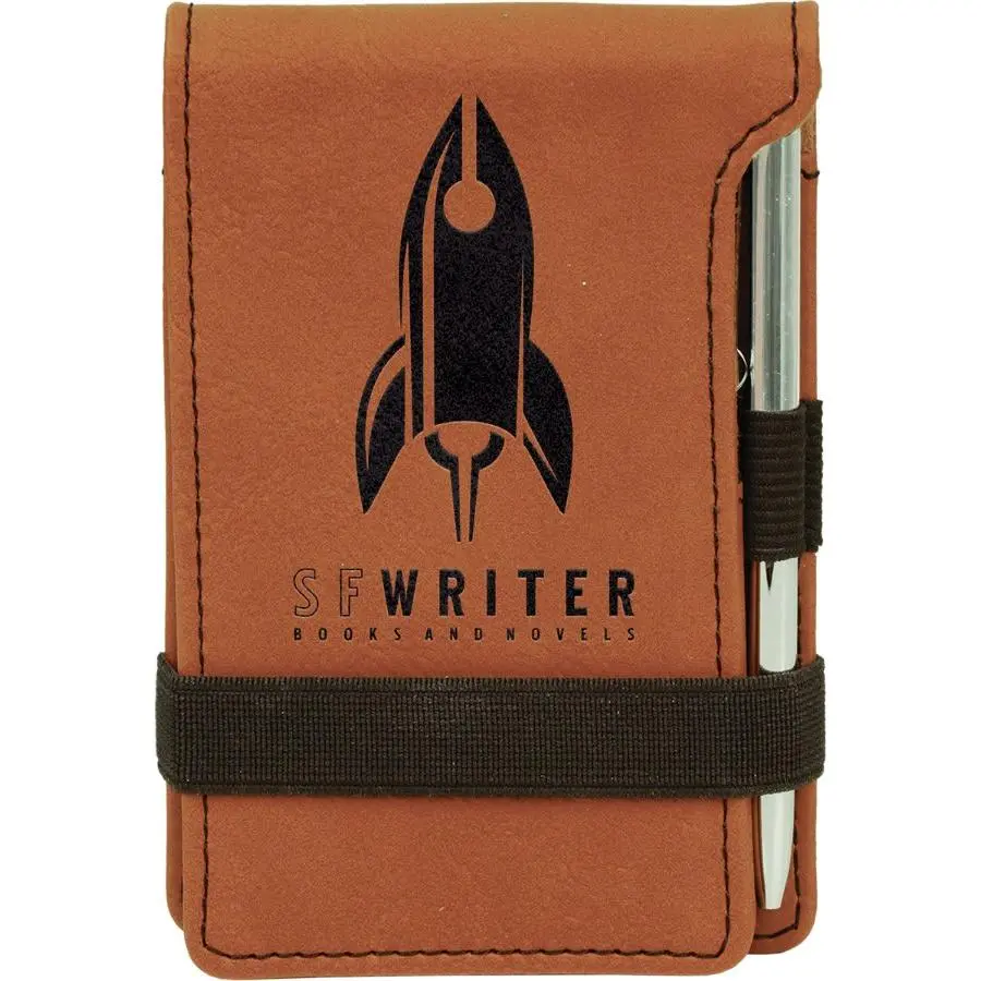 Leather Pocket Notepad | Custom Laser Engraved
