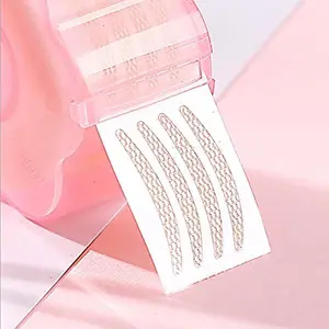 Eyelid Lifter Strips for Hooded Eyes: Glue-free double eyelid stickers That will stick to The eyelid stickers in contact with water, plum-shaped roll lace mesh olive eye stickers (M type)