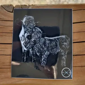 "Chuck & Ribeye" Cow Stucker - Cattle - Ranch Life - Country Stickers