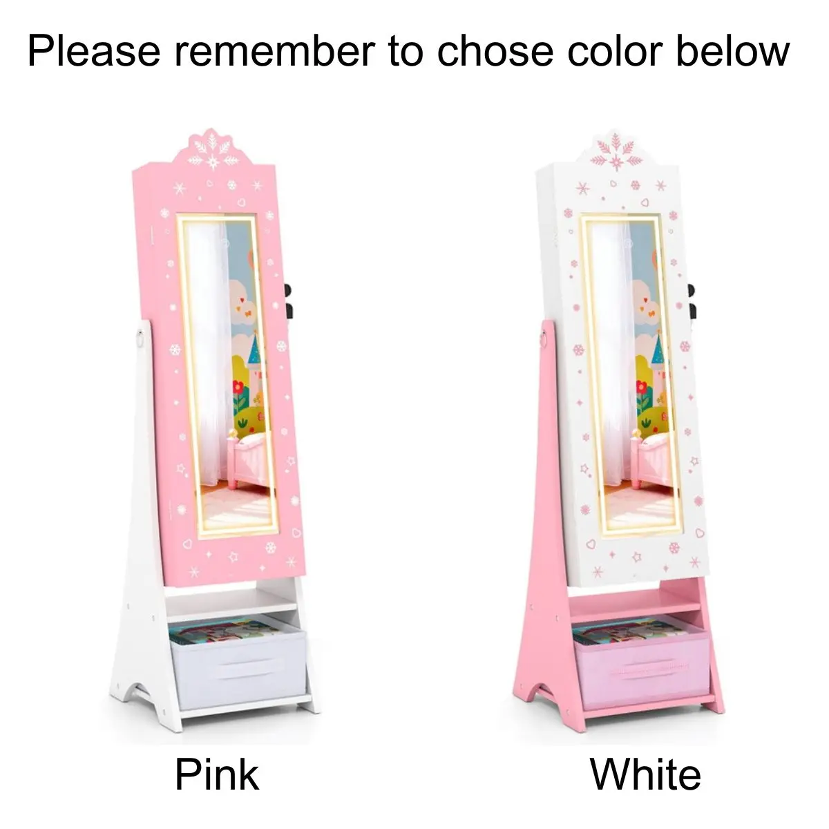 Upgraded 44.5" Snowflake Theme w/ Led Lights