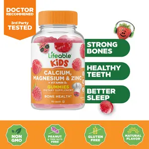 Lifeable Kids Calcium Magnesium Zinc Gummies, 90 count