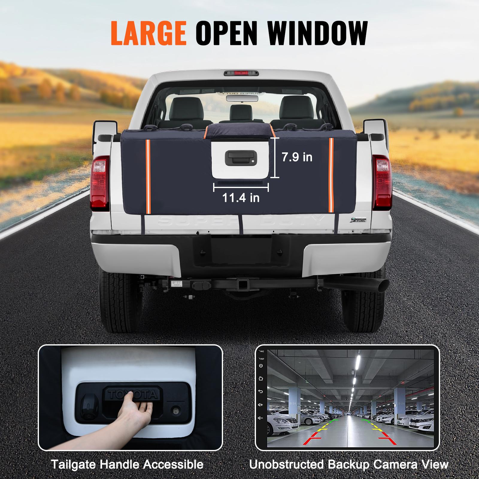 VEVOR 53-inch Tailgate Pad 5Bike Pickup Truck Bed Tailgate Pad Protector Cover