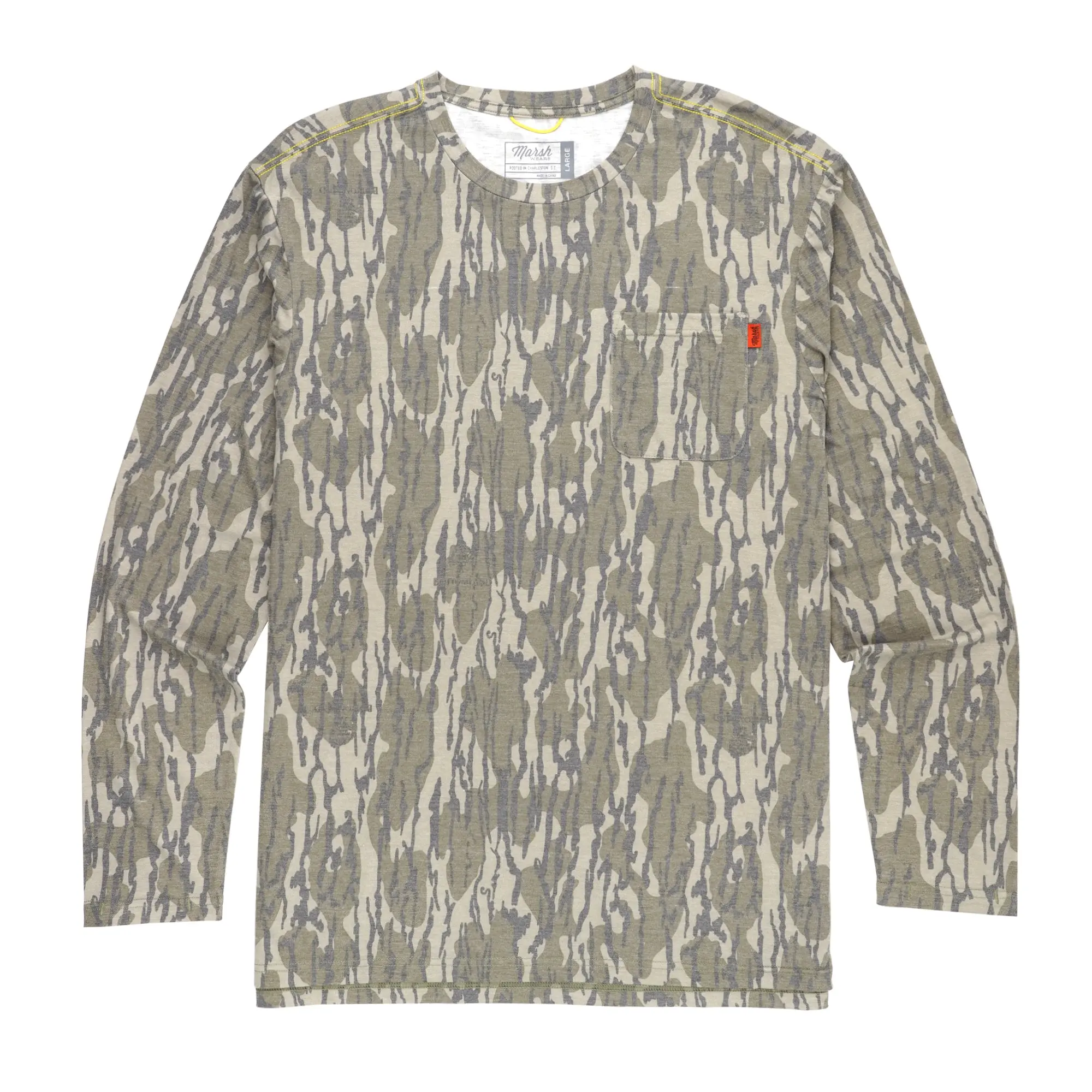 Mossy Oak Bottomland Long Sleeve Buxton Tech Crew