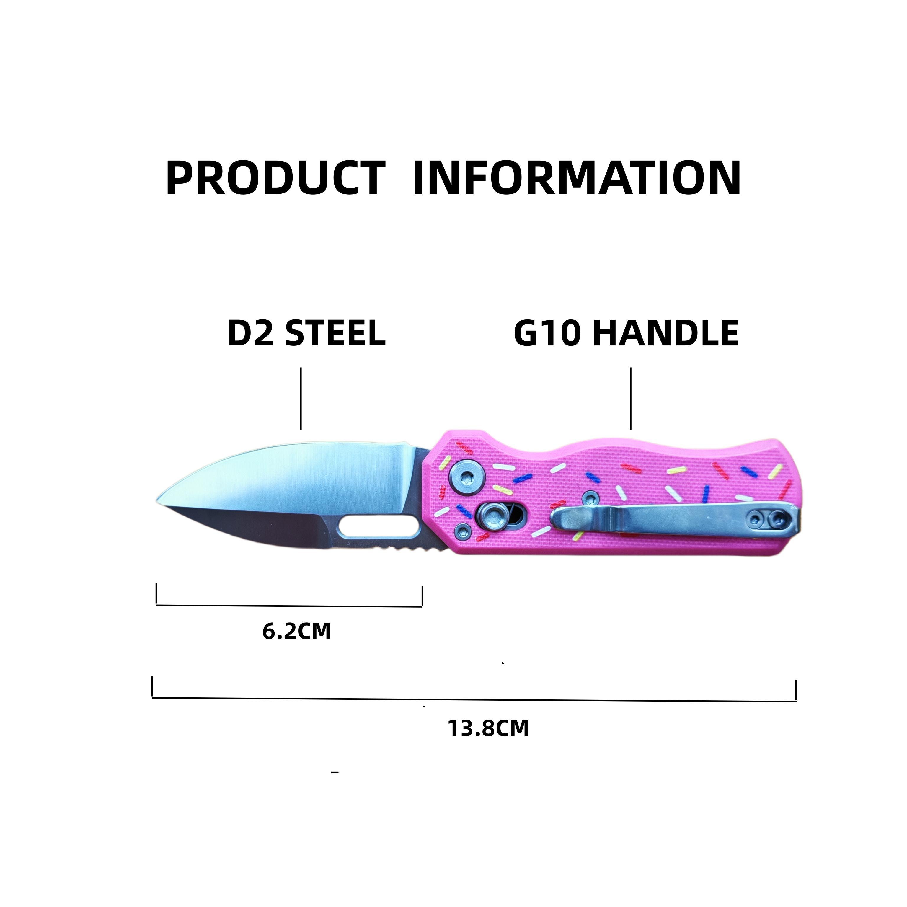 G10 Handle D2 Steel Multi-Functional Tool | All-Round Portable Gear for Outdoor & Daily Use | The Perfect Partner for Camping, Hiking, and Fishing | An Ideal Gift for the Pragmatic Enthusiast