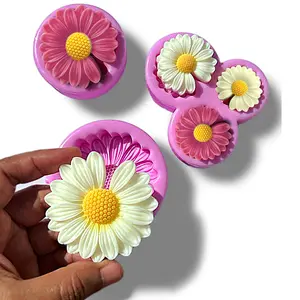 Flower Daisy Margarita Molds Set Of 3