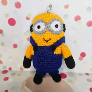 Minion Keychain Crochet