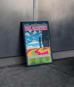 [Sale Off Up To 50%] [Unframe] Paul McCartney Got Back North American Tour Poster, Wall Art Home Decor, Poster For Fans, Poster Decoration