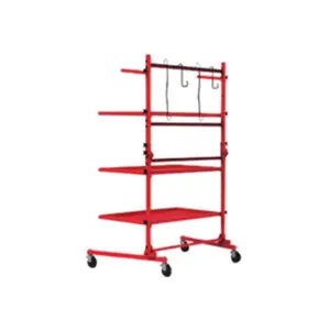 212 MAIN Steck Pro Foldable Parts Cart - Space-Saving Organiser, Portable Storage Cart for Tools & Hardware