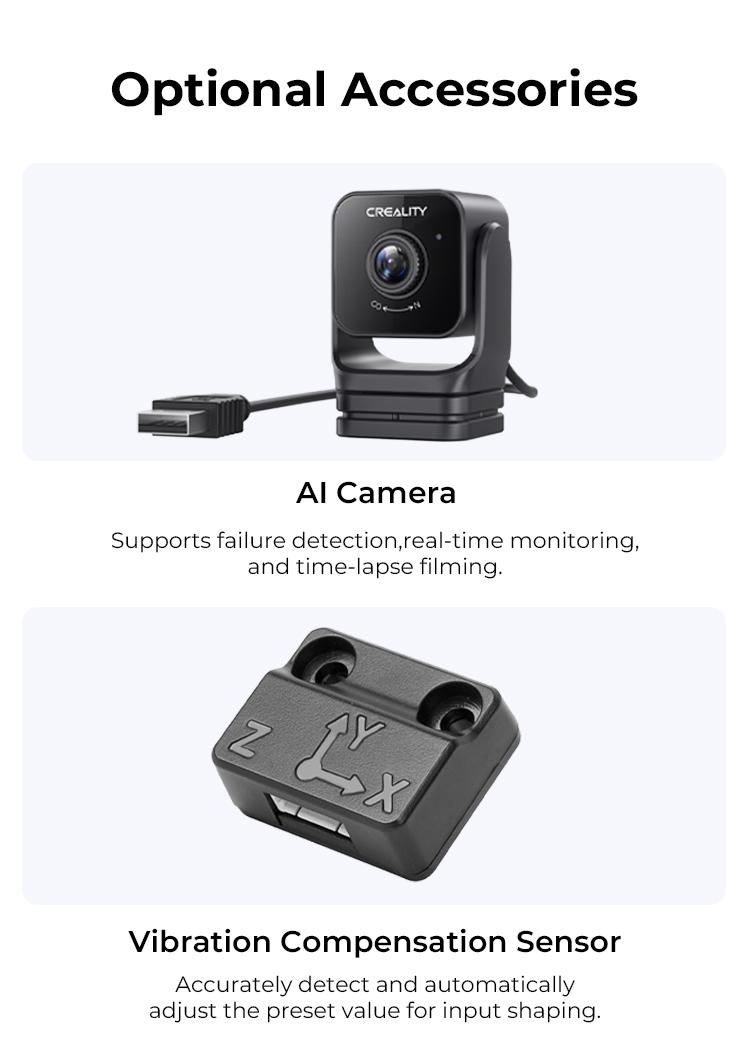 Creality Ender-3 V3 KE 3D Printer - Fused Deposition Modeling Technology, 500mm/s Max Printing Speed and X-axis Linear Rail