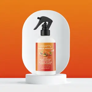 Locsanity Shea & Apricot Loose Deep Moisturizing Detangler & Leave-In Conditioner Haircare Moisture Plant Shampoo Hydrate Cleansing with Castor Oil & Marshmallow Root