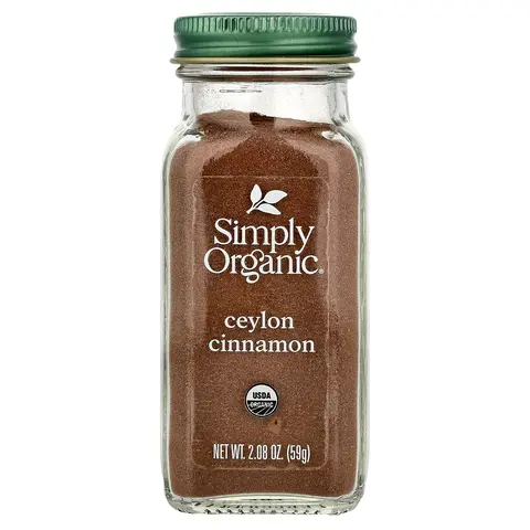 Simply Organic Ceylon Cinnamon, 2.08 oz (59 g)
